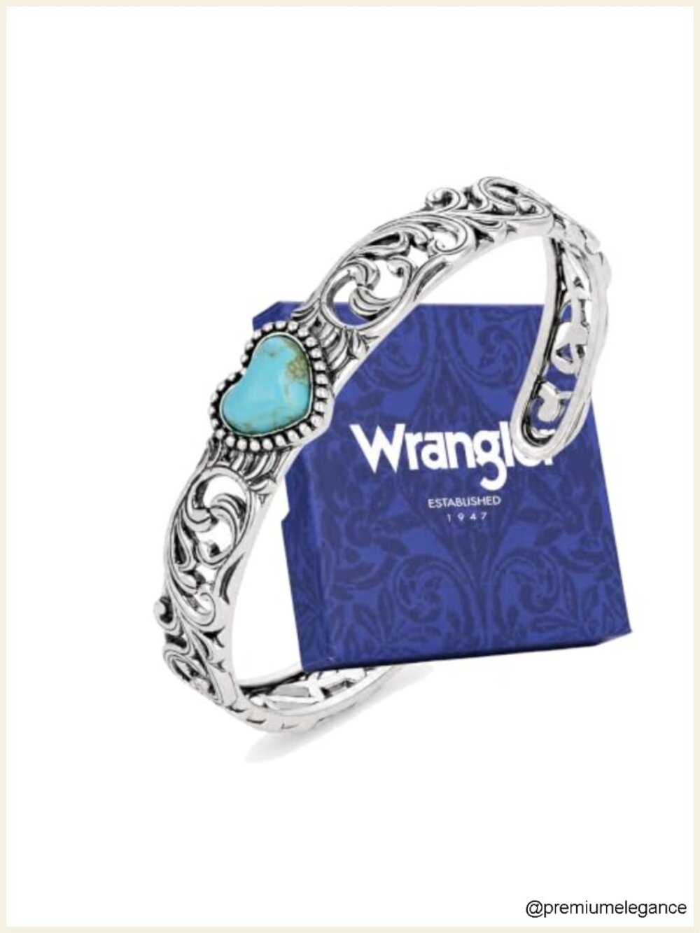 Silver Plated Western Cuff Bracelet Adjustable Open Bangle Turquoise Carved